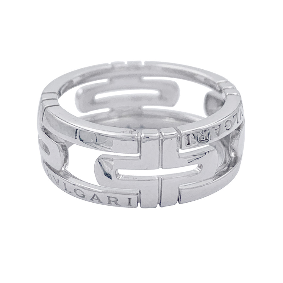 Bague Bulgari, "Parentesi", or blanc.