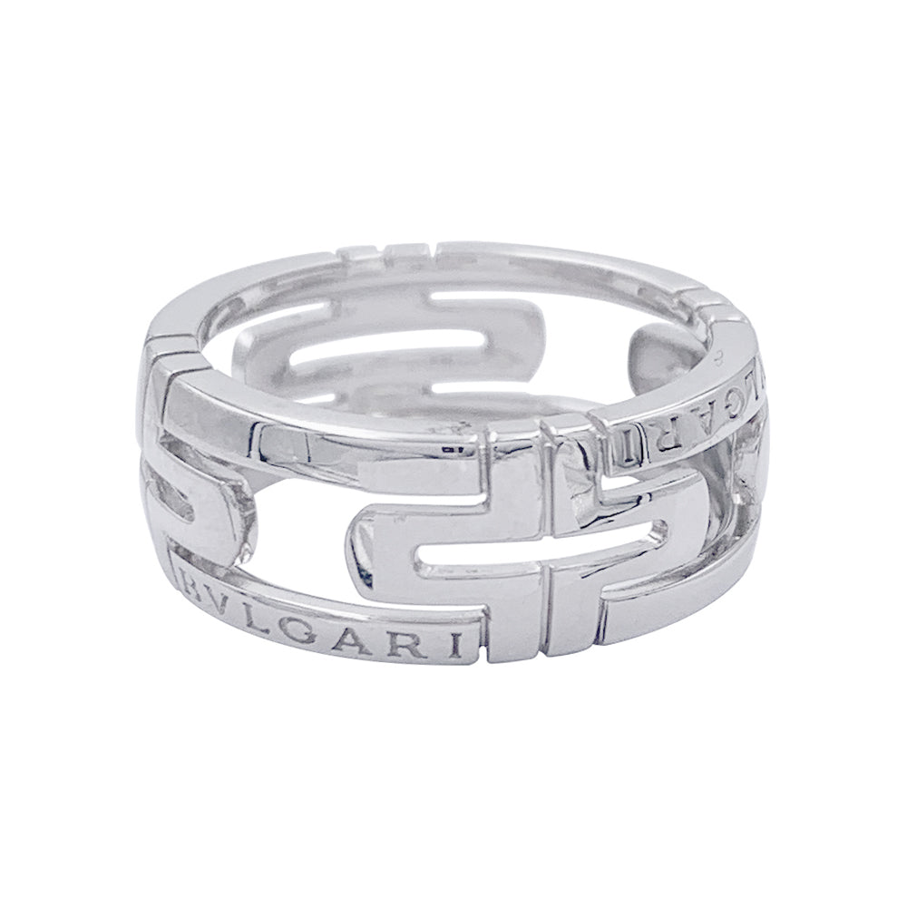 Bague Bulgari, "Parentesi", or blanc.