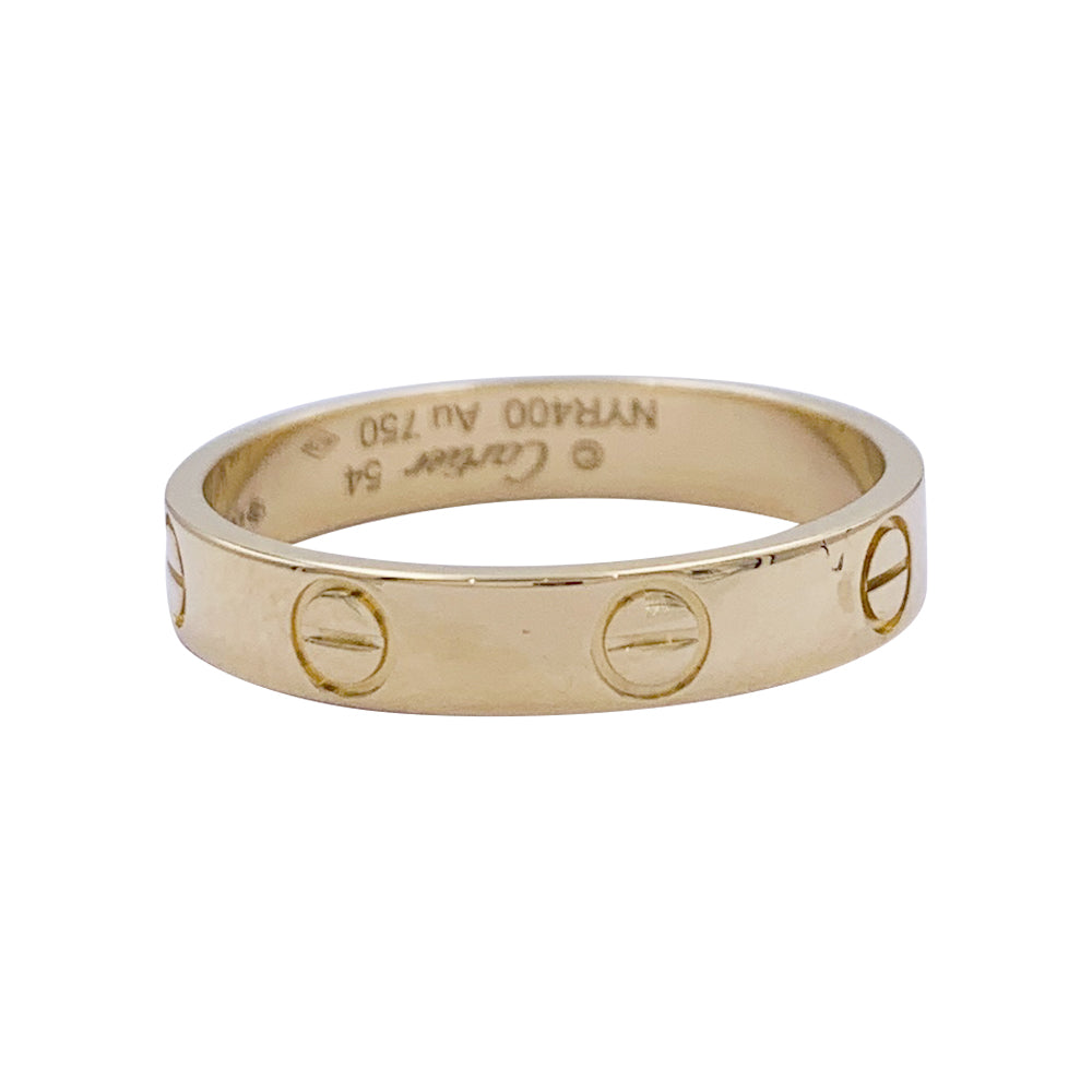 Bague Cartier, "Alliance Love", or jaune.