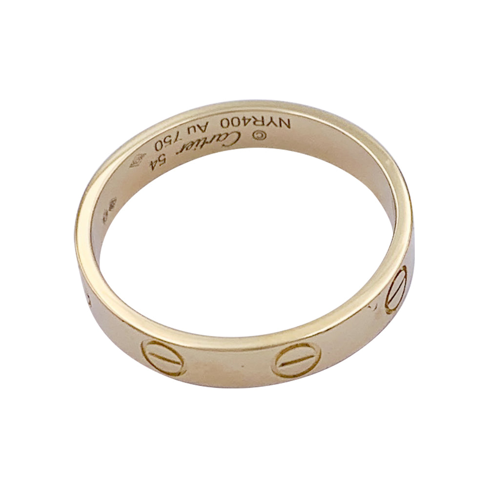 Bague Cartier, "Alliance Love", or jaune.