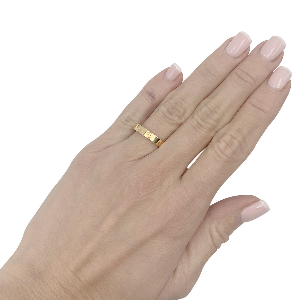 Bague Cartier, "Alliance Love", or jaune.