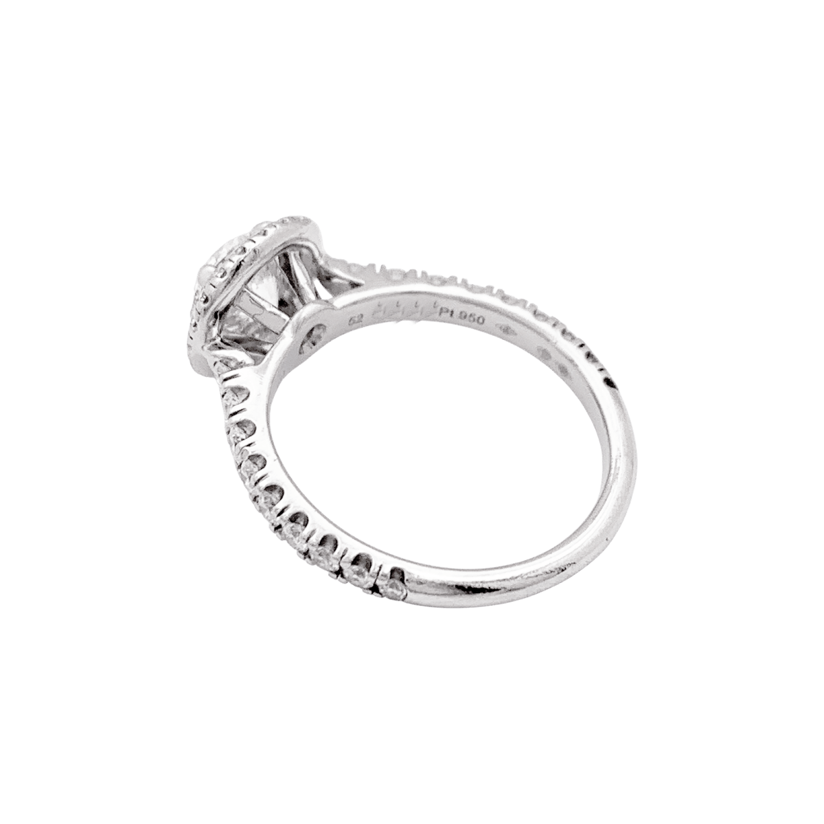 Bague Cartier "Destinée" en platine, diamant 1.06 carat. - Maison Eloe