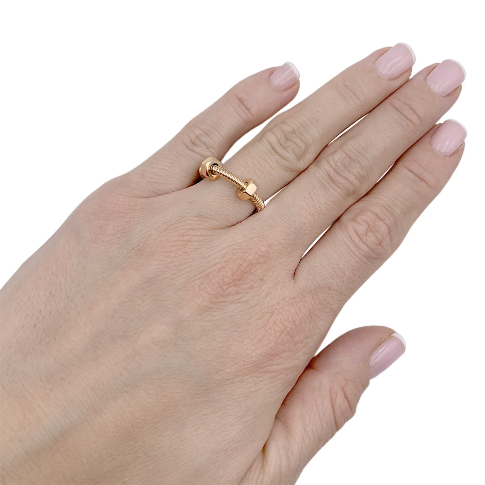 Cartier ring, "Ecrou de Cartier", pink gold.