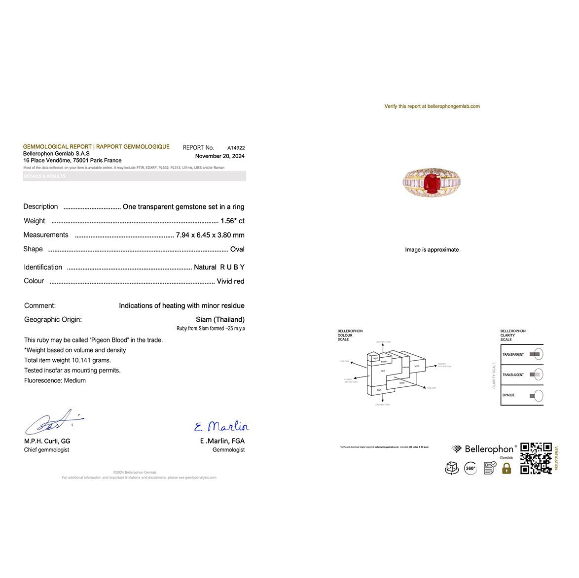 Bague Cartier "Gina" or jaune, diamants, rubis. - Maison Eloe