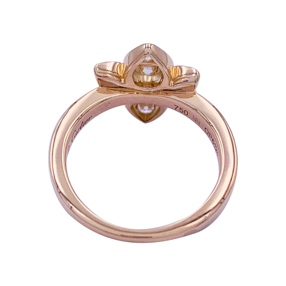 Cartier ring, "Mysterious India", pink gold, diamonds.