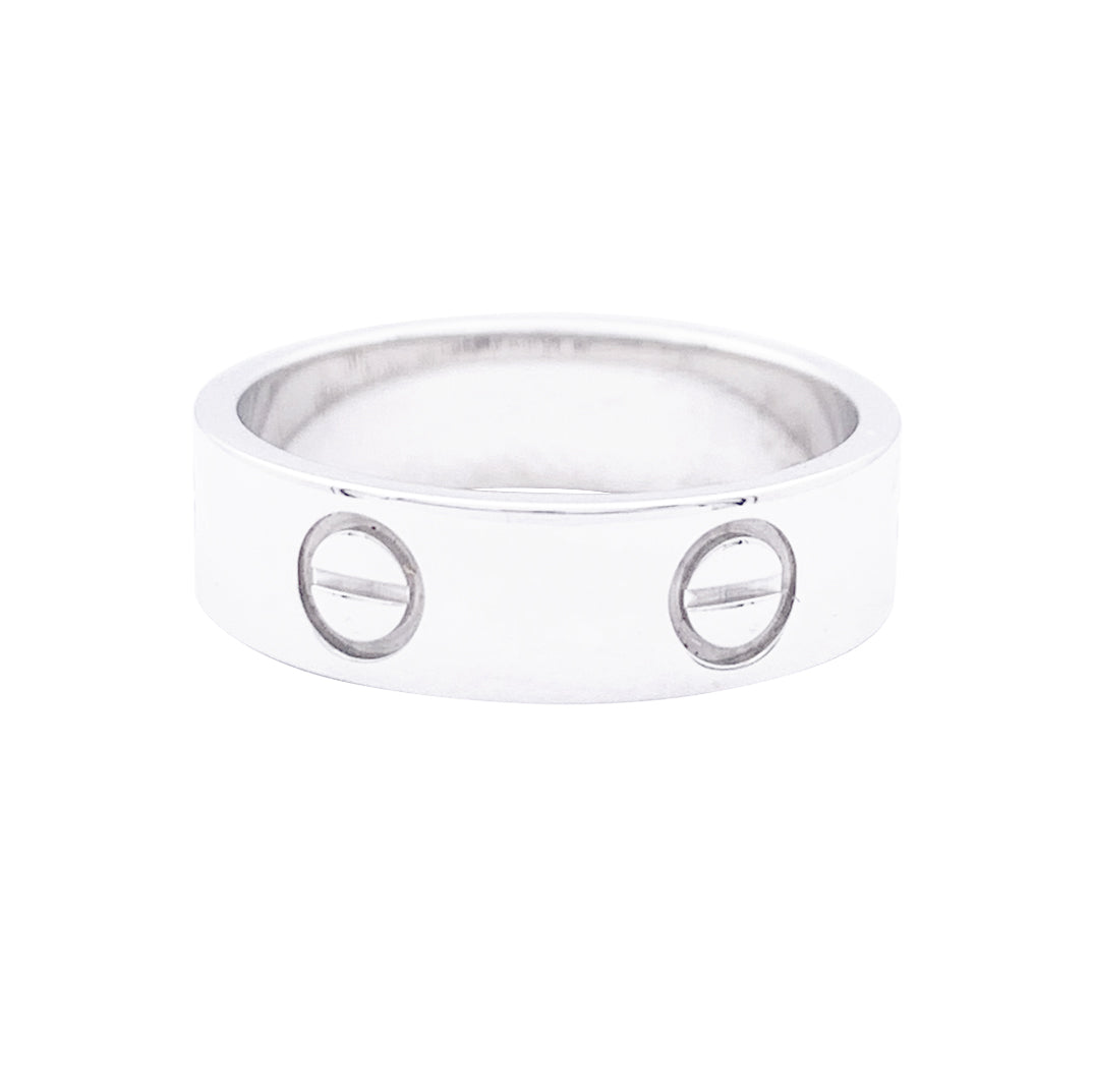 Bague Cartier, "Love", or blanc.