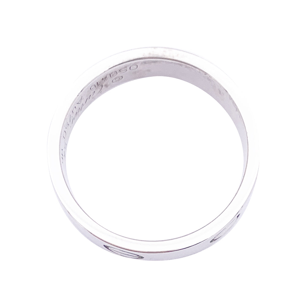 Bague Cartier, "Love", or blanc.