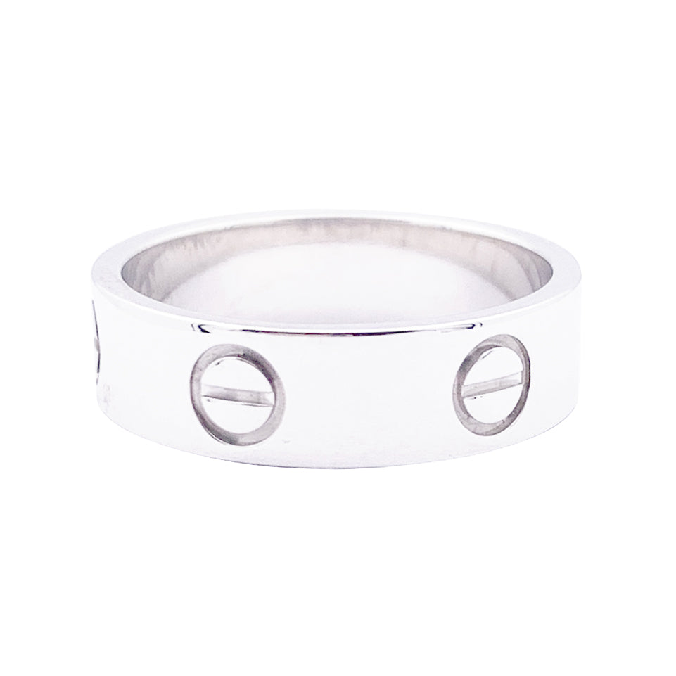 Cartier ring, "Love", white gold.