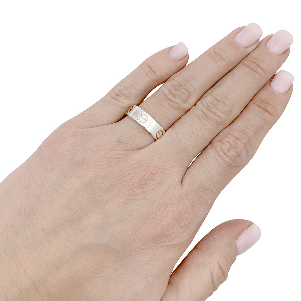 Cartier ring, "Love", white gold.