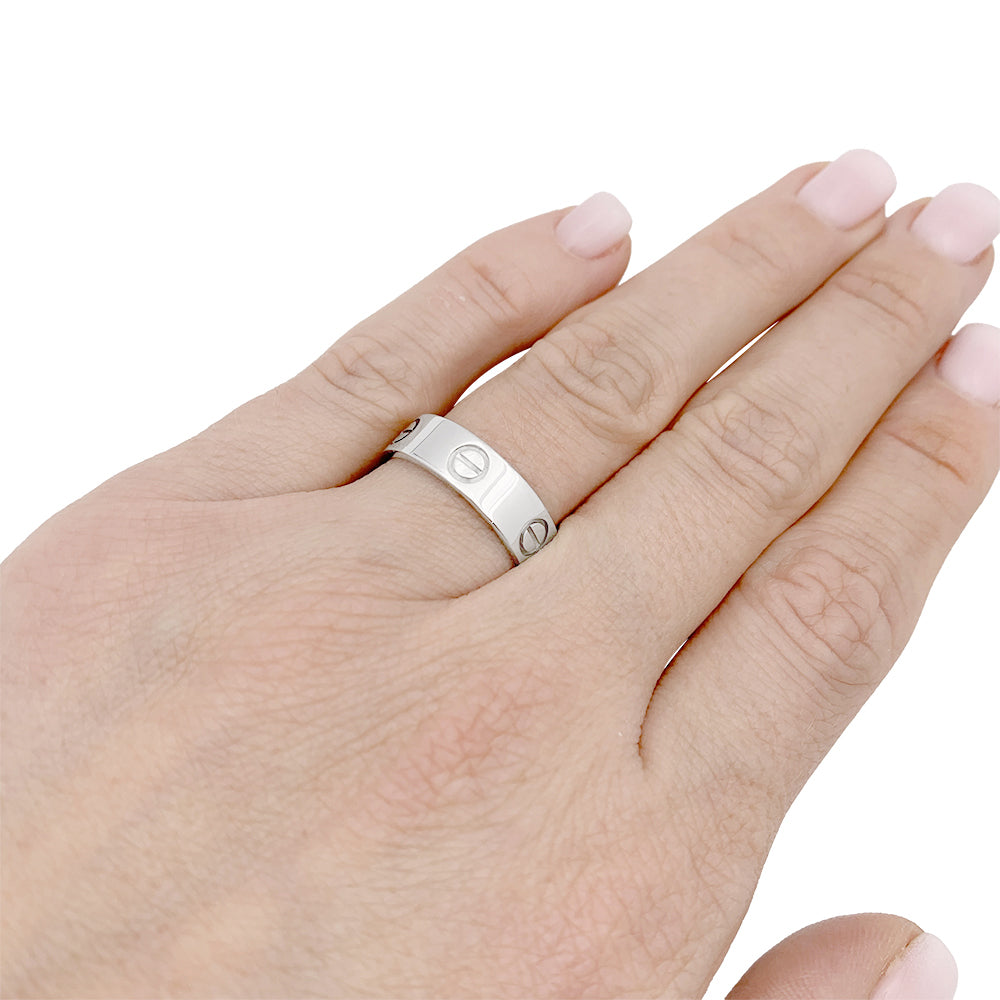 Cartier ring, "Love", white gold.