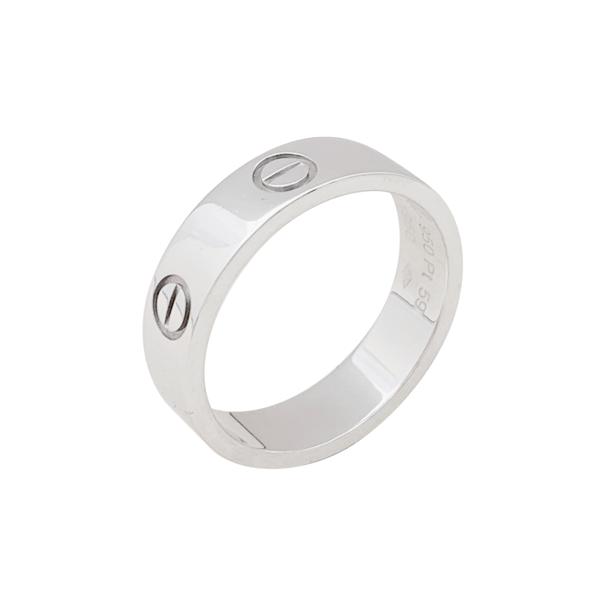 Bague Cartier "Love" platine. - Maison Eloe