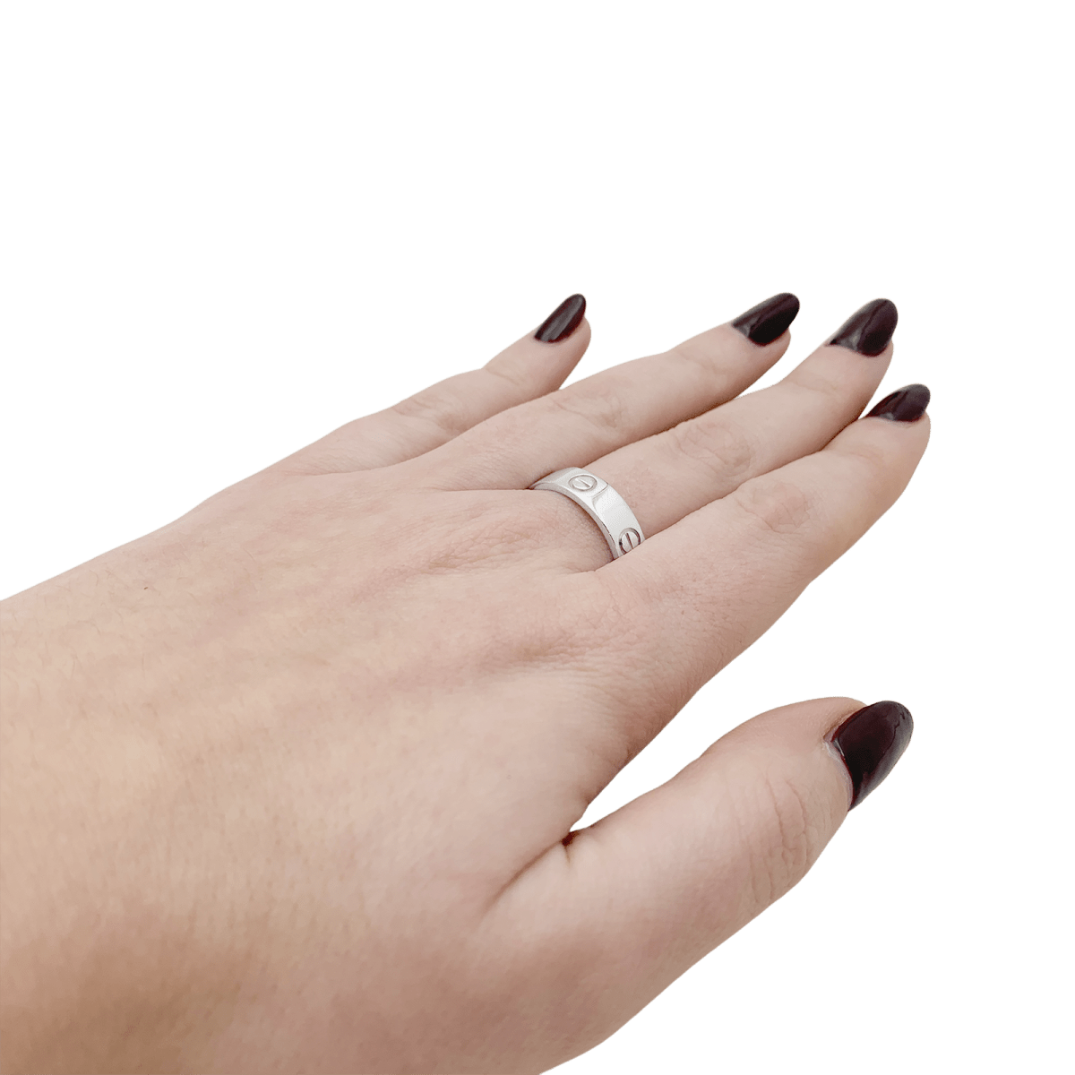 Bague Cartier "Love" platine. - Maison Eloe