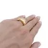 Bague Cartier "Paris Nouvelle vague" en or jaune.