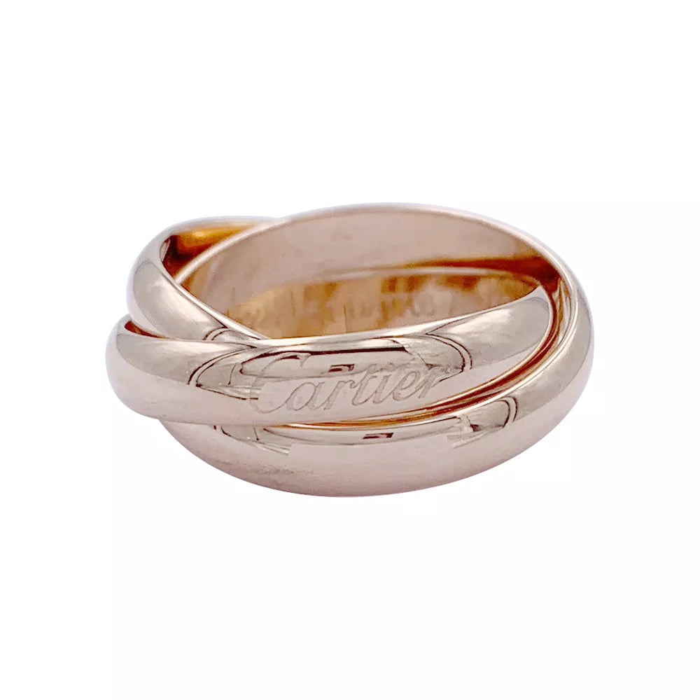 Bague Cartier, "Trinity", or rose.