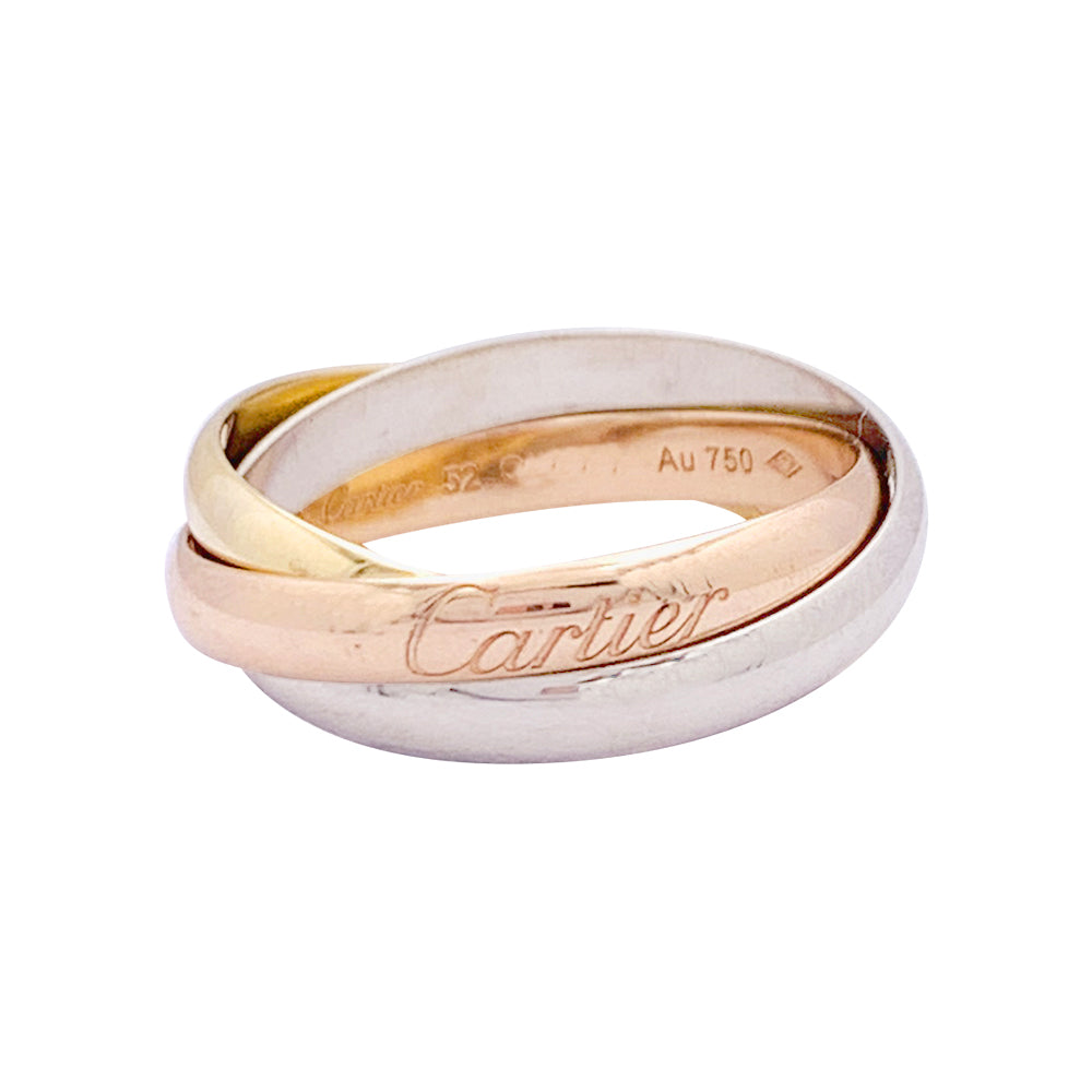 Bague Cartier, "Trinity", trois ors.