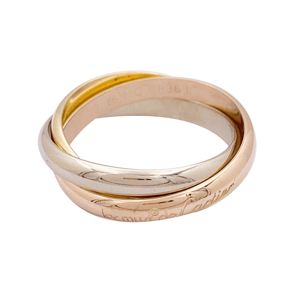 Bague Cartier "Trinity" trois ors. - Maison Eloe