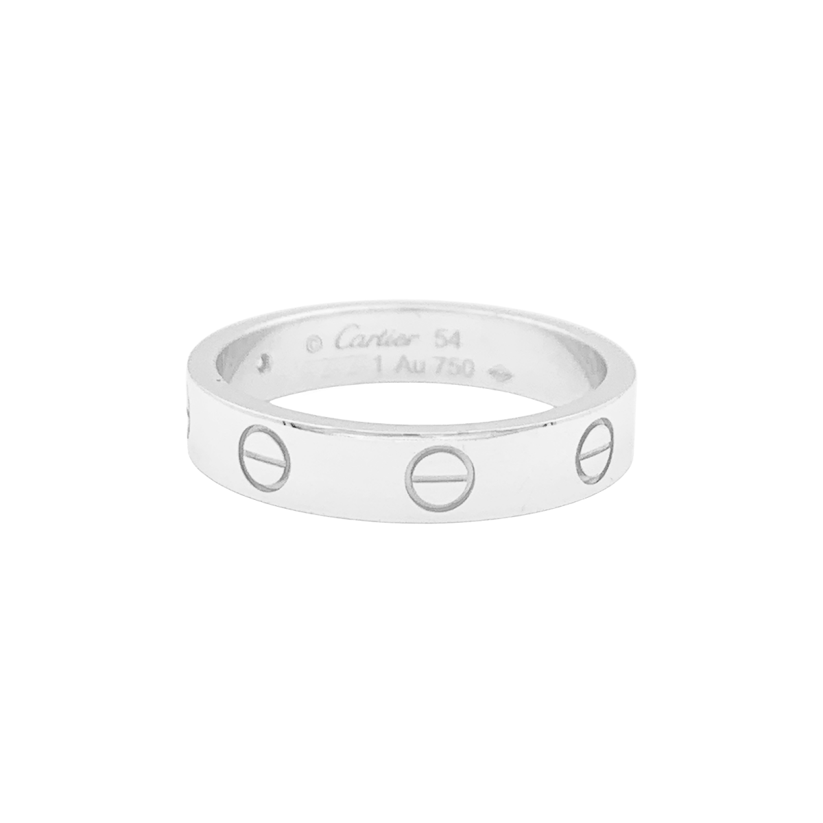 Bague Cartier "Love" or blanc, diamant. - Maison Eloe