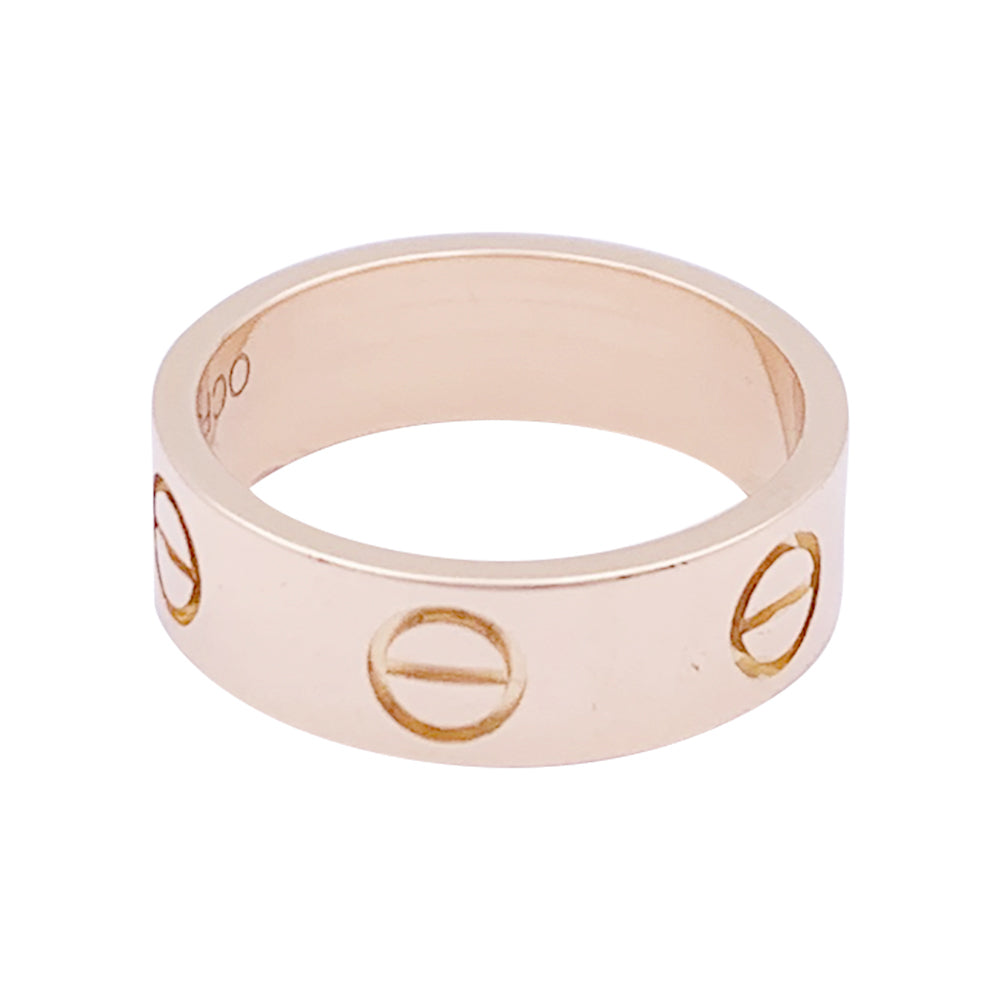 Cartier ring, “Love”, pink gold.