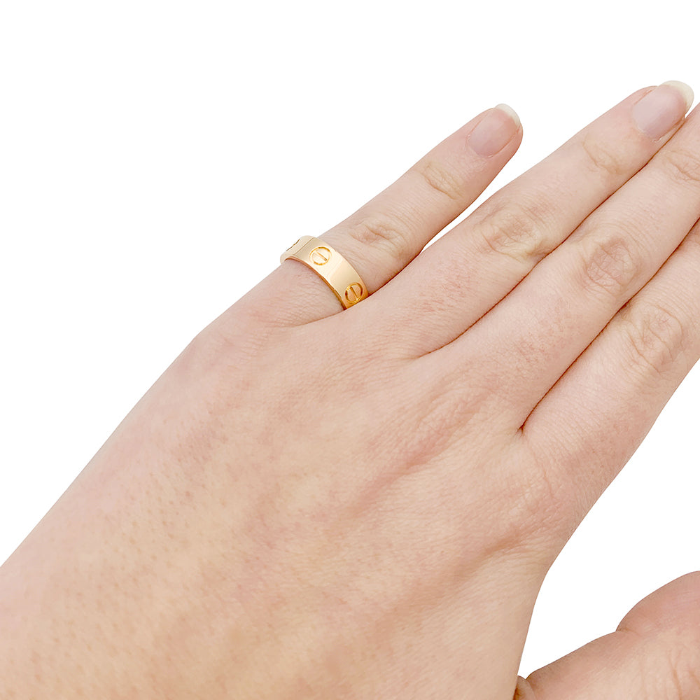 Cartier ring, “Love”, pink gold.