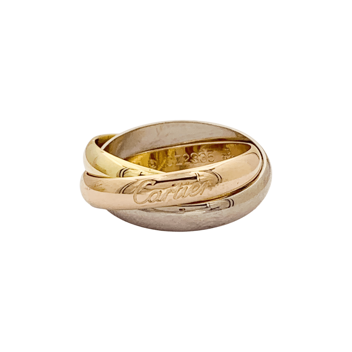 Bague Cartier, "Trinity Classique", 3 ors. - Maison Eloe