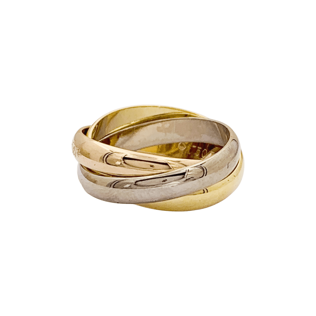 Bague Cartier, "Trinity Classique", 3 ors. - Maison Eloe
