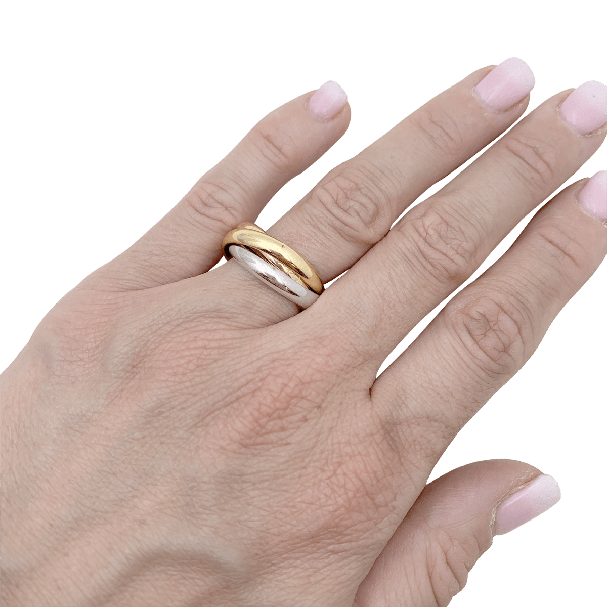 Bague Cartier, "Trinity Classique", 3 ors. - Maison Eloe
