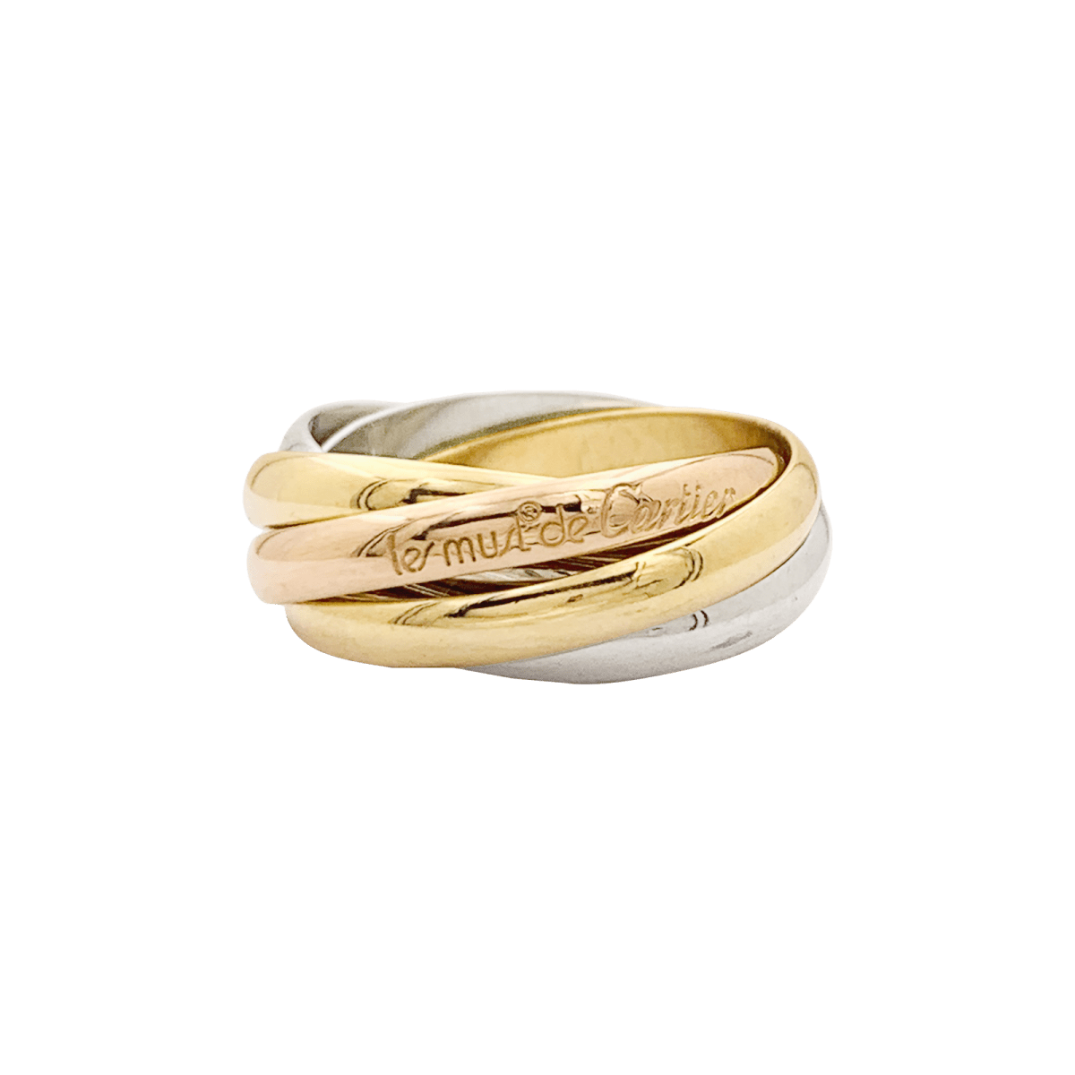 Bague Cartier, "Must de Cartier 5 anneaux", 3 ors. - Maison Eloe