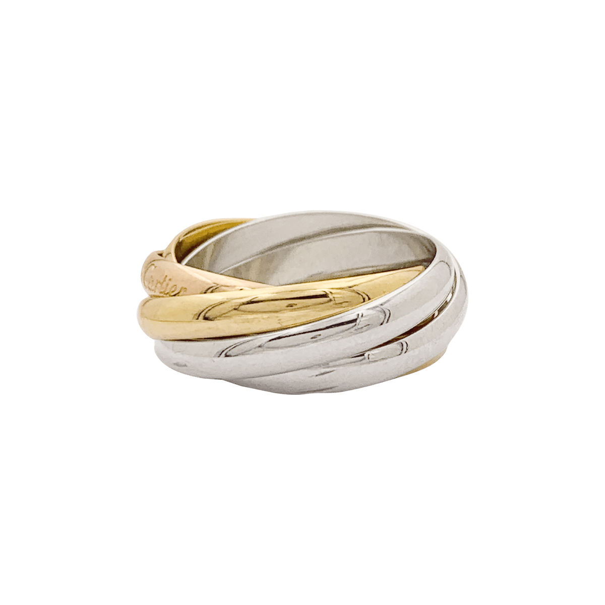 Bague Cartier, "Must de Cartier 5 anneaux", 3 ors. - Maison Eloe