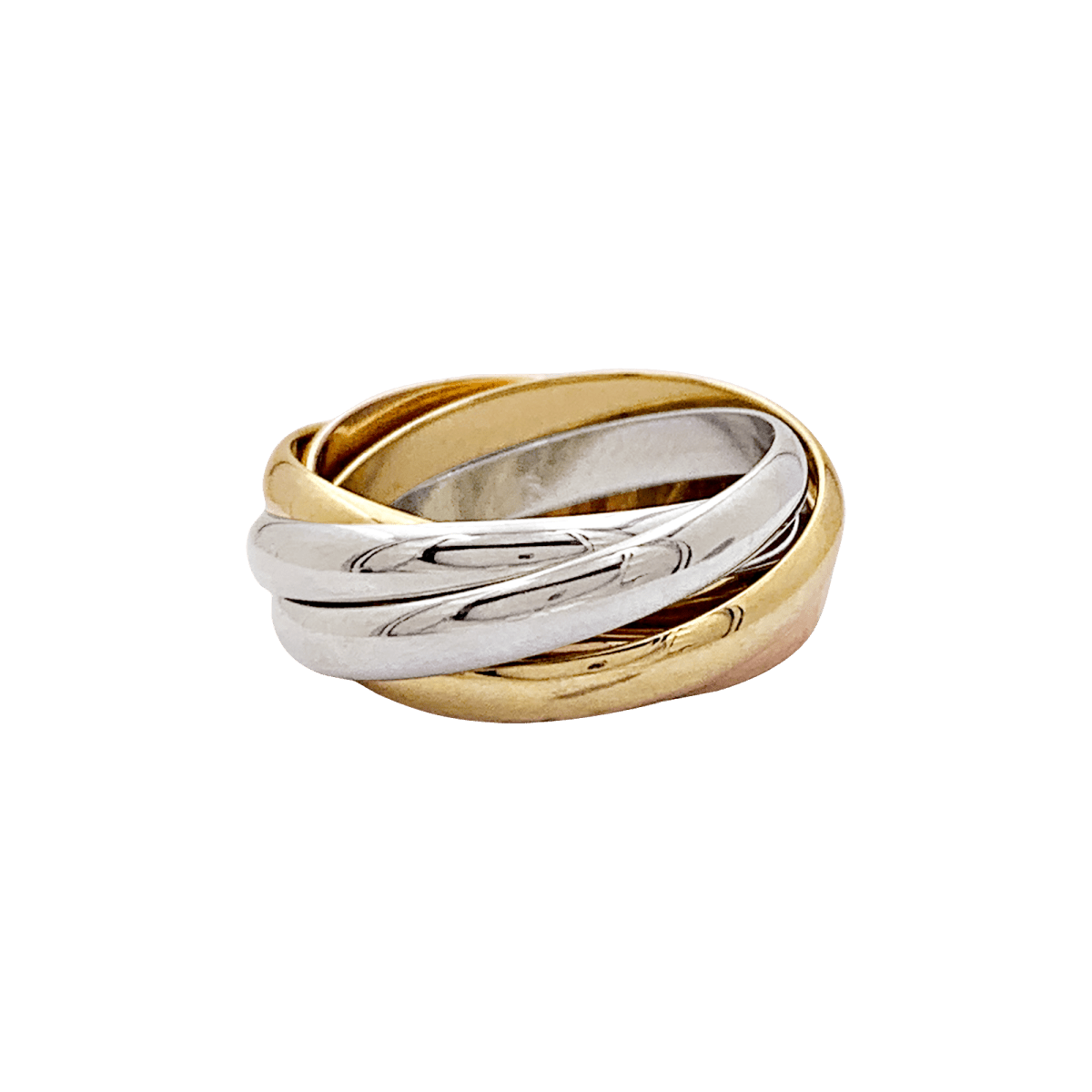 Bague Cartier, "Must de Cartier 5 anneaux", 3 ors. - Maison Eloe