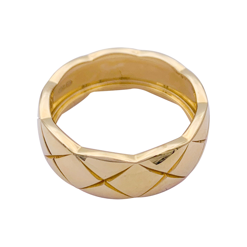 Chanel ring, "Coco Crush", yellow gold.
