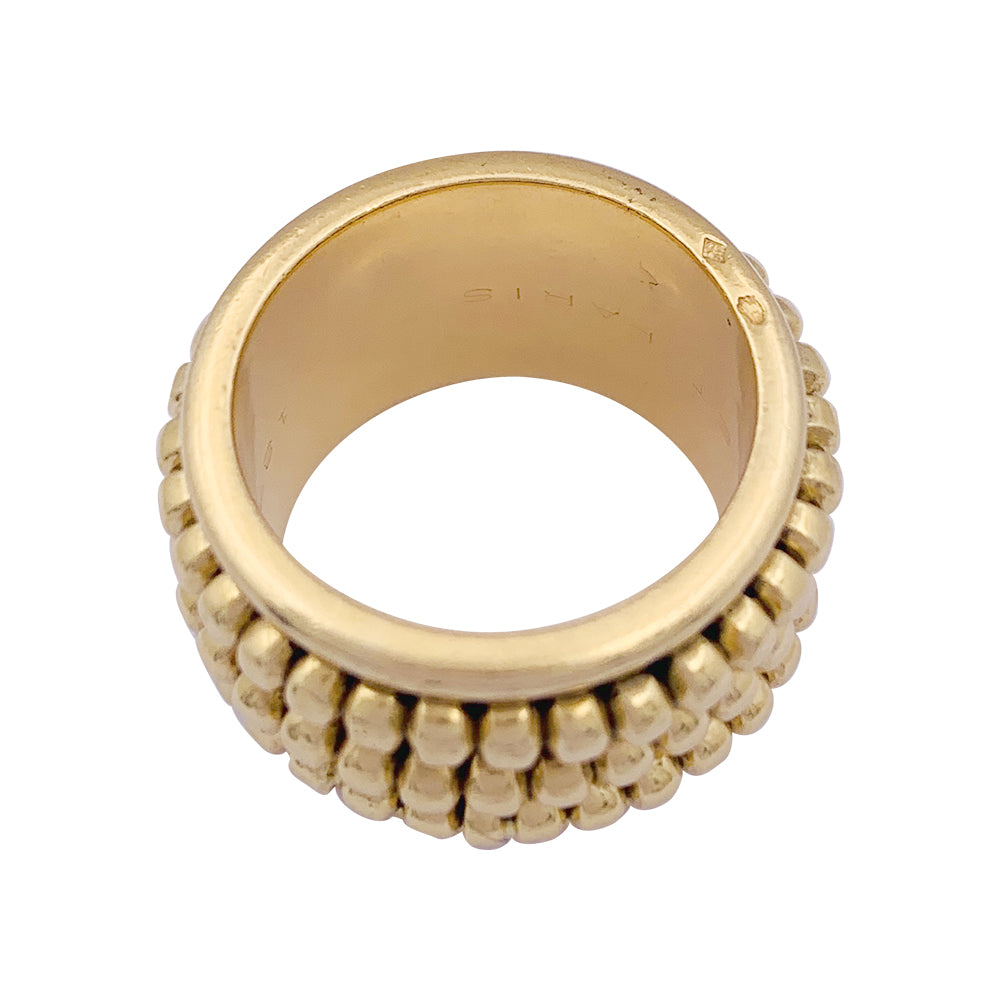 Chaumet "Abacus" ring in yellow gold.