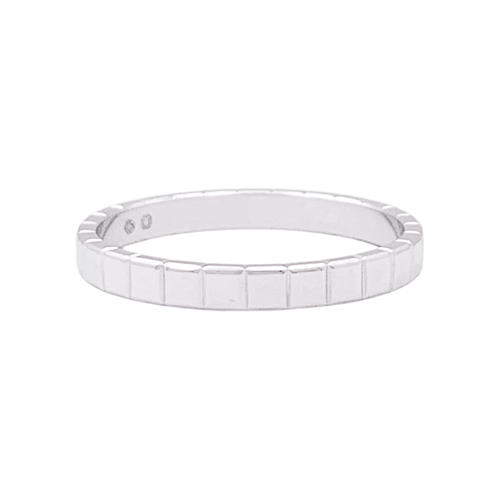 Bague Chopard "Ice Cube" or blanc. - Maison Eloe