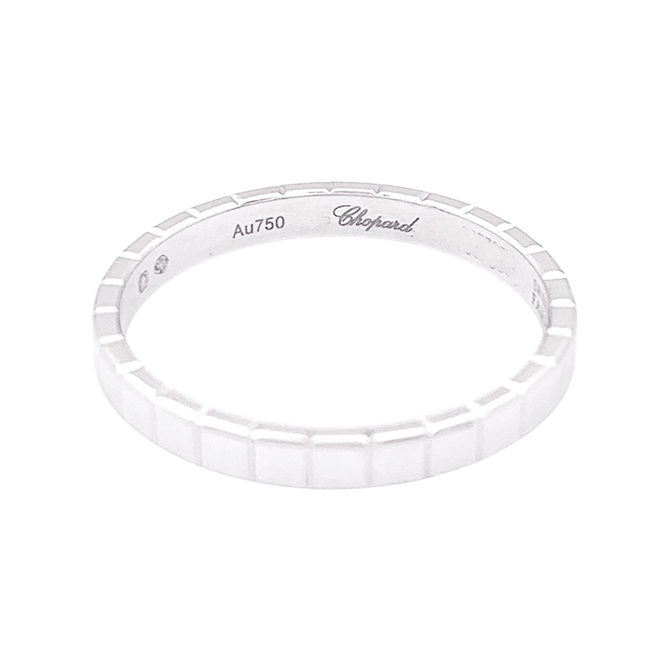 Bague Chopard "Ice Cube" or rose. - Maison Eloe