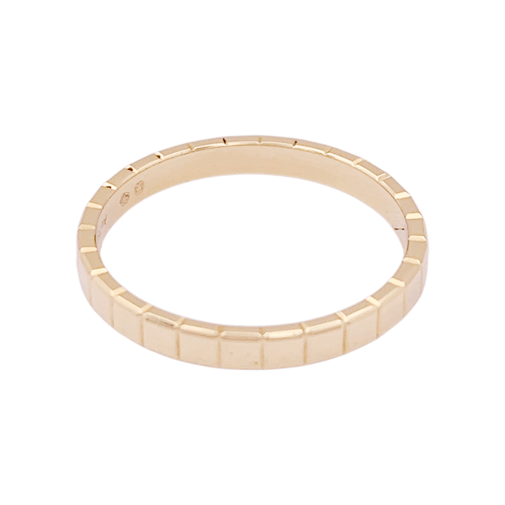 Bague Chopard "Ice Cube" or jaune. - Maison Eloe
