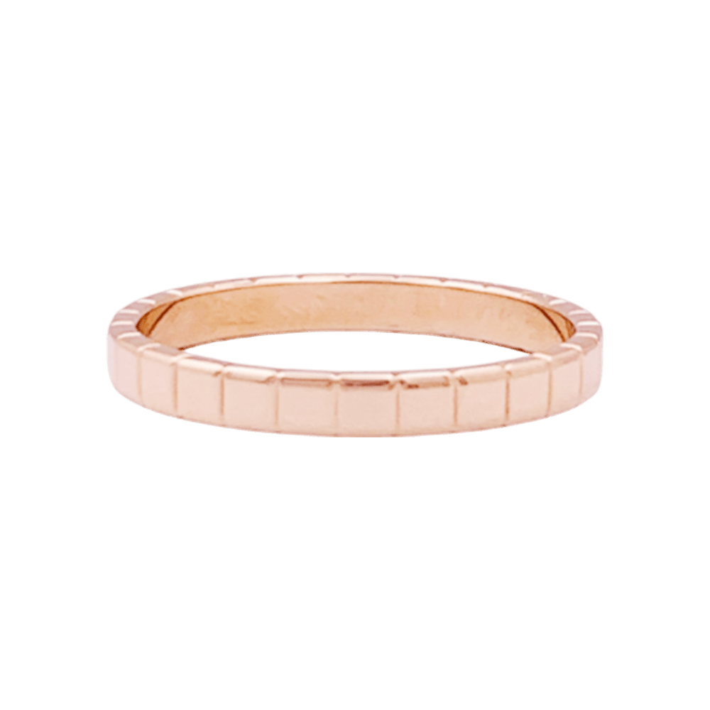 Bague Chopard "Ice Cube" or rose. - Maison Eloe