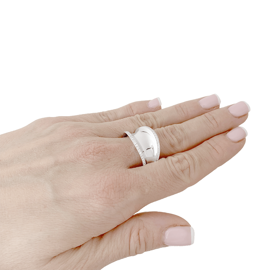 Bague Chopard "Impérial" or blanc, diamants. - Maison Eloe