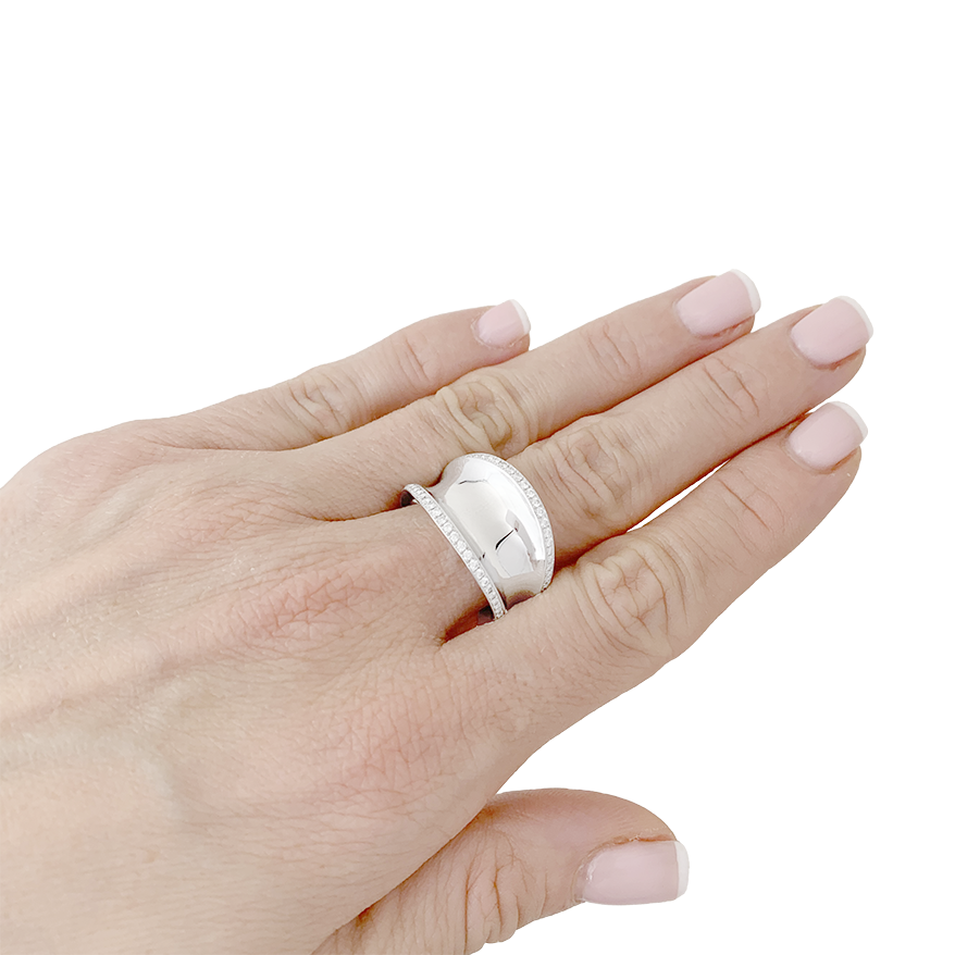Chopard "Impérial" ring in white gold and diamonds.