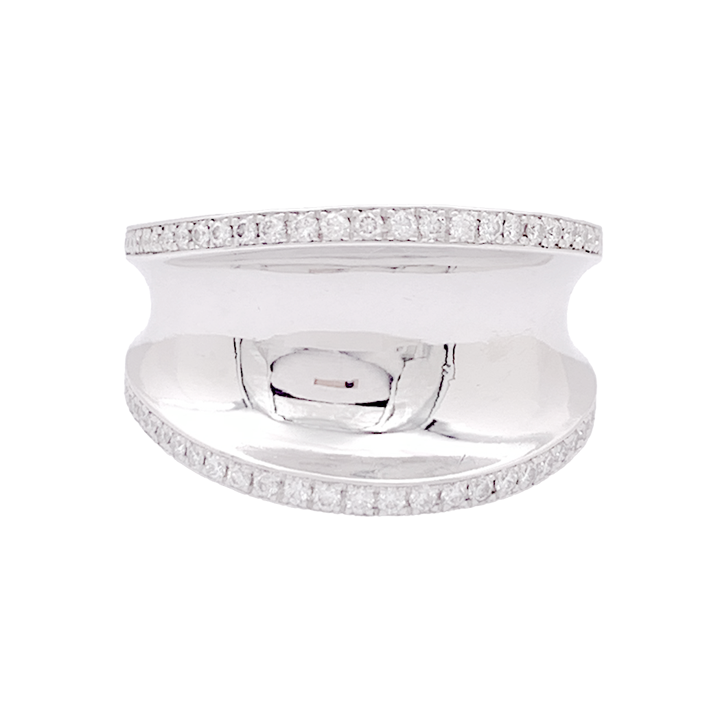 Chopard "Impérial" ring in white gold and diamonds.