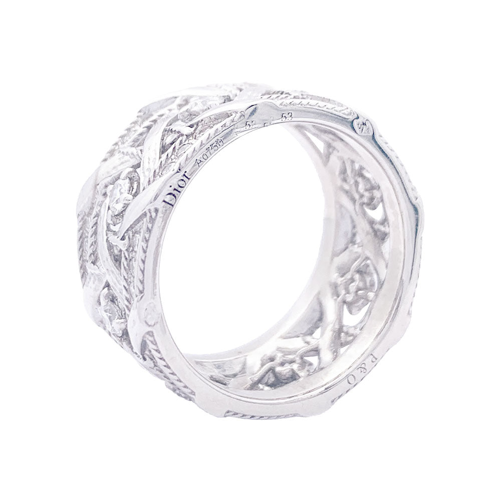 Bague Dior "My Dior", or blanc et diamants.