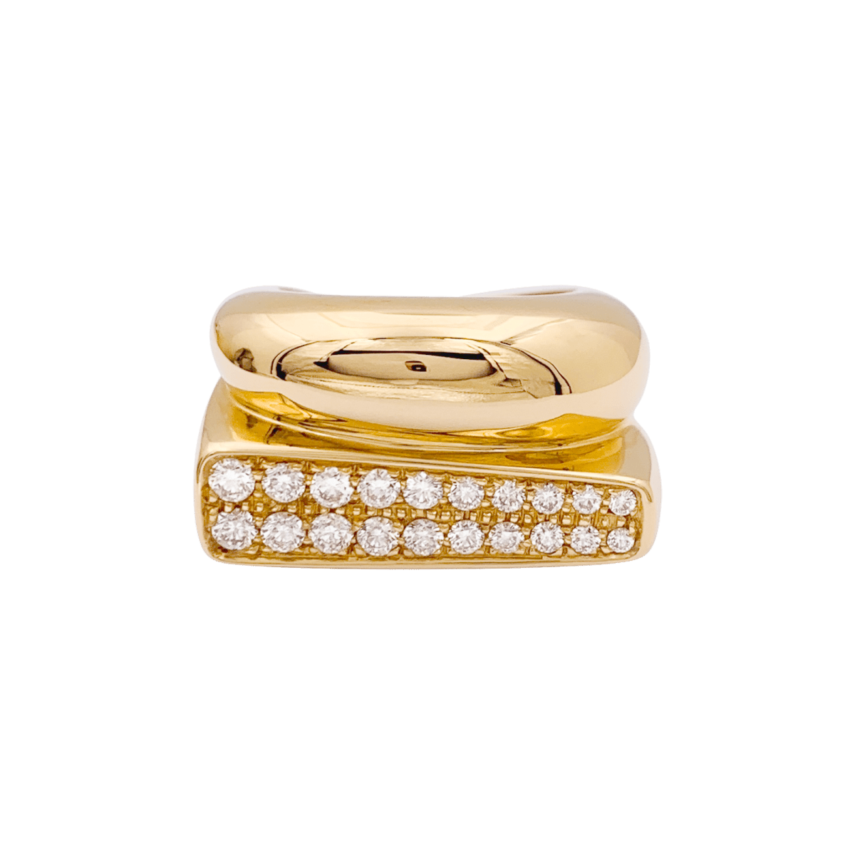 Bague Fred, "Success" or rose, diamants. - Maison Eloe