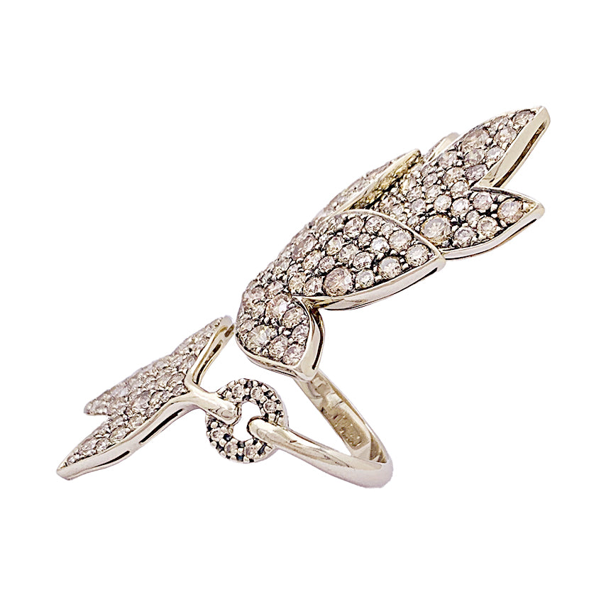 H.Stern ring, "Hera", noble gold, brown diamonds.