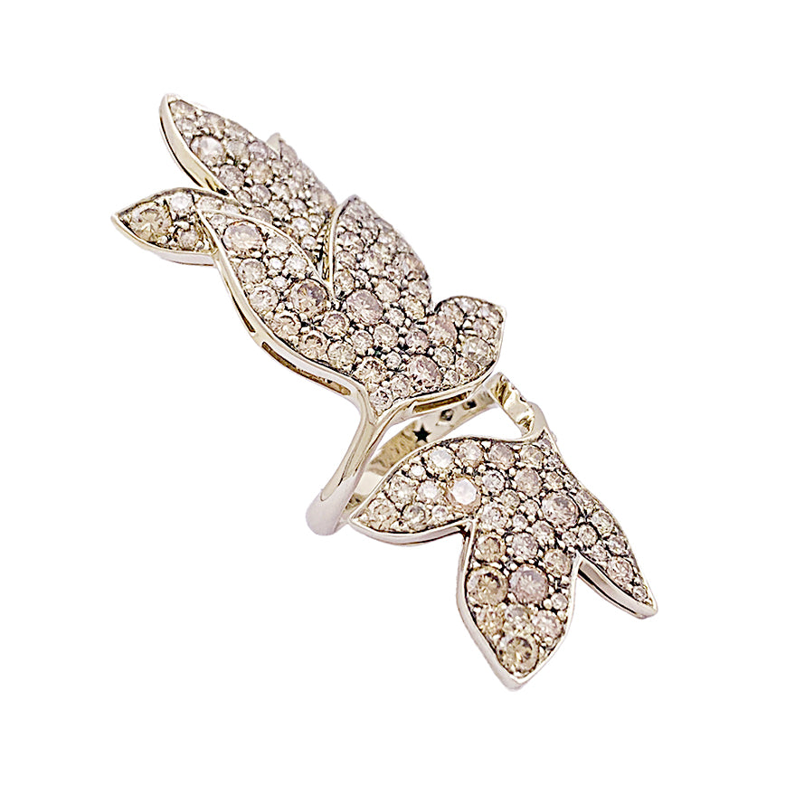 H.Stern ring, "Hera", noble gold, brown diamonds.