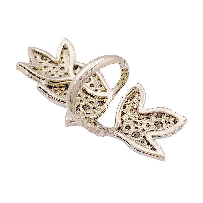 H.Stern ring, "Hera", noble gold, brown diamonds.