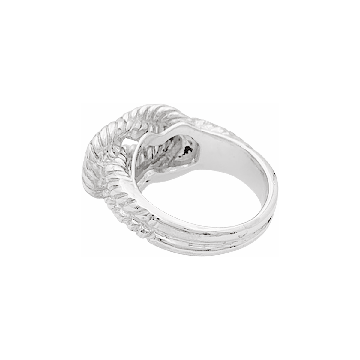 Bague HERMÈS, "Audierne" en argent. - Maison Eloe