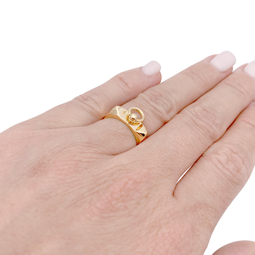 Hermès ring, "Dog collar", yellow gold.