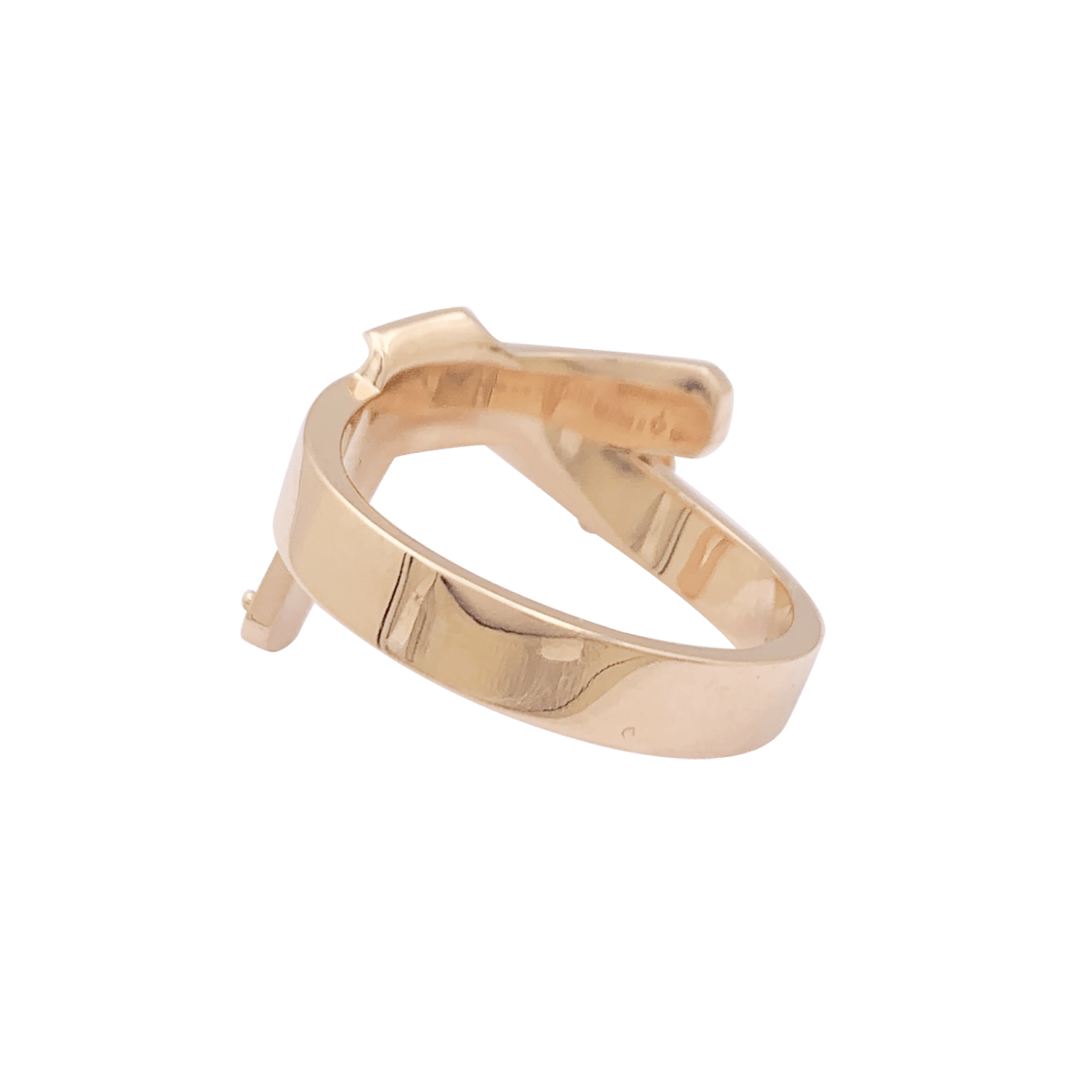 Bague Hermès "Kelly Gavroche" or rose. - Maison Eloe