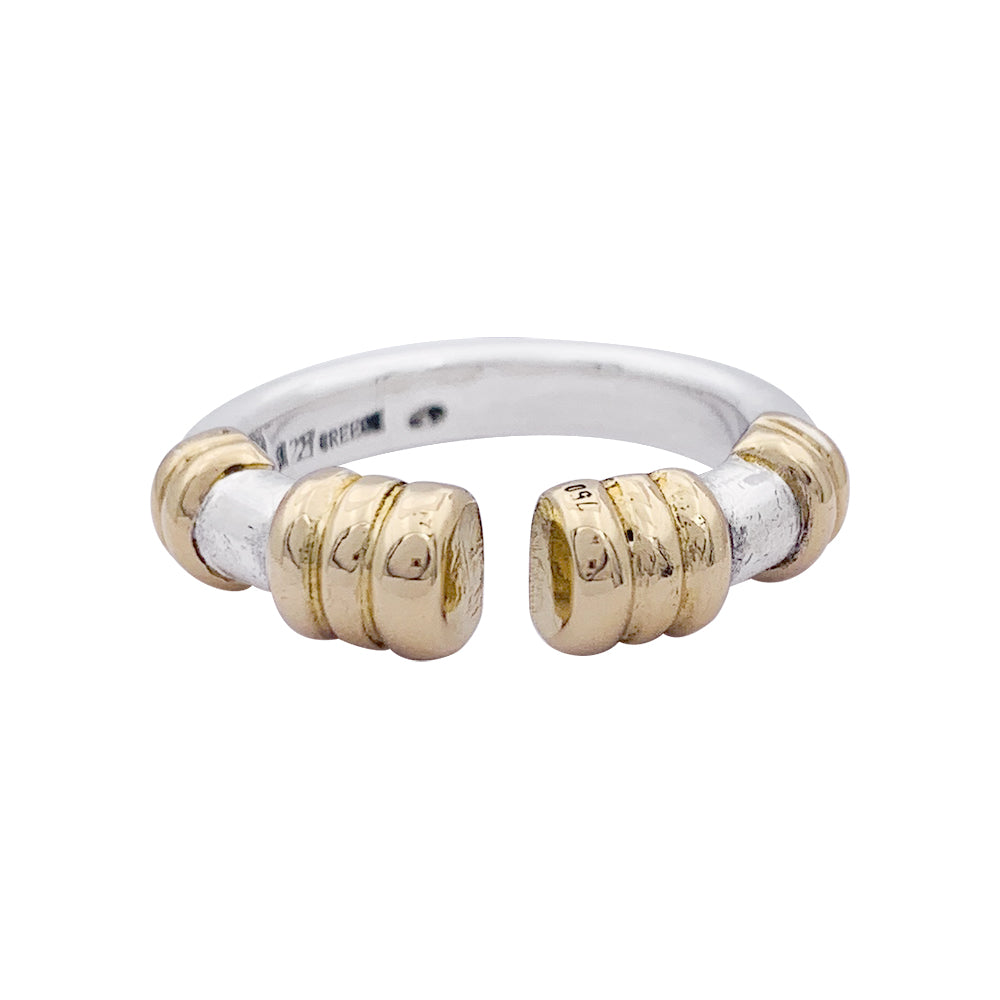 Bague Lalaounis en argent et or jaune
