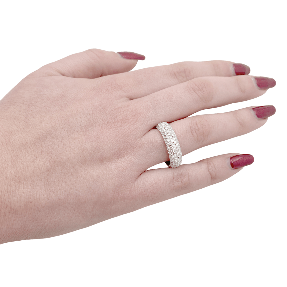 Bague Messika "Divine Enigma" or rose, diamants. - Maison Eloe