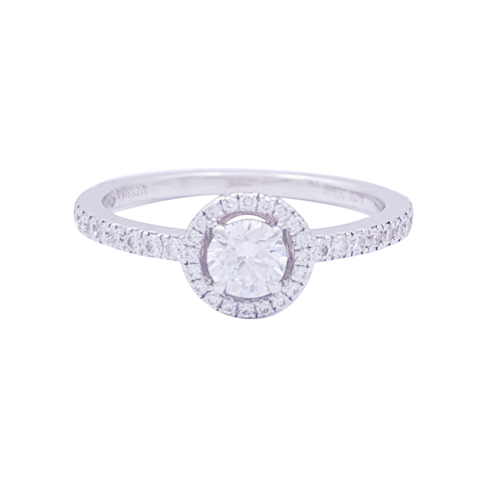 Bague Messika, "Joy", or blanc, diamants.