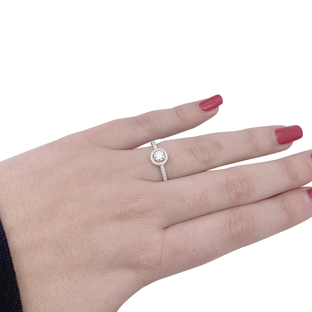 Messika ring, "Joy", white gold, diamonds.